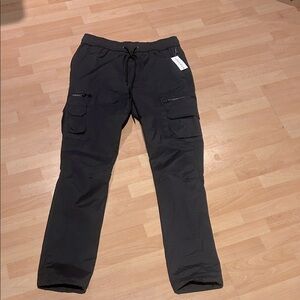 Pacsun Stretch Black Slim Cargo Pants 
Size Small